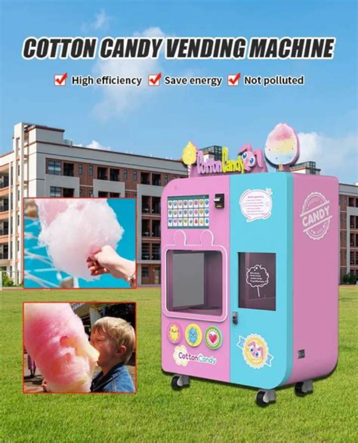 綿菓子自動販売機が起こす無人ビジネス革命｜レトロ機器の記憶から最新ロボットアーム技術の最前線まで